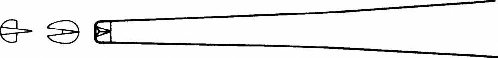 LINE DRAWING BD547R, BD547SR-Aesculap Article Picture (Media Manager)
