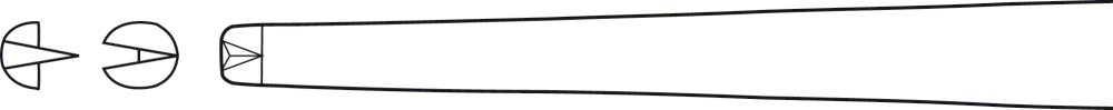 LINE DRAWING BD561R, BD561SR-Aesculap Article Picture (Media Manager)