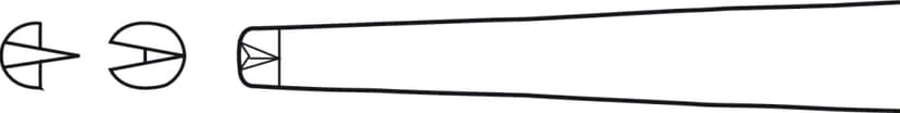 LINE DRAWING BD557R, BD557SR, BE-205-...-Aesculap Article Picture (Media Manager)