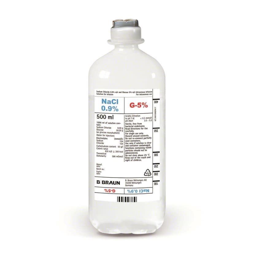 Sodium Chloride 0.9 with Glucose 5%-Solution for infusion