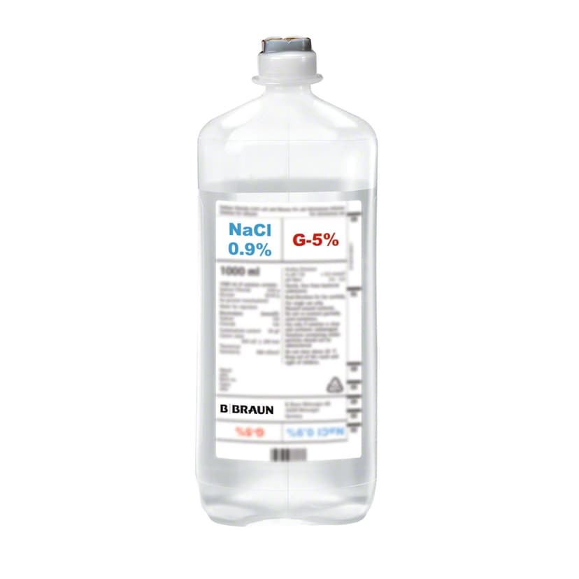 Sodium Chloride 9 mg/ml Glucose 50 mg/ml-Solution for Infusion