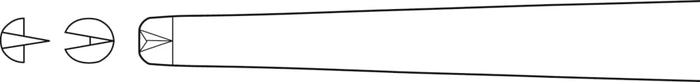 LINE DRAWING BD562R-Aesculap Article Picture (Media Manager)