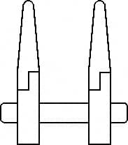 LINE DRAWING FD611R-Aesculap Article Picture (Media Manager)
