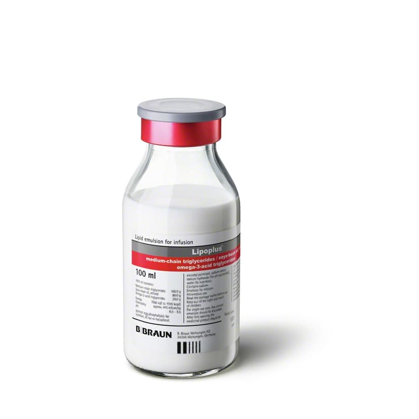 Lipoplus®-Fat emulsion enriched with omega-3 fatty acid triglycerides from fish oil